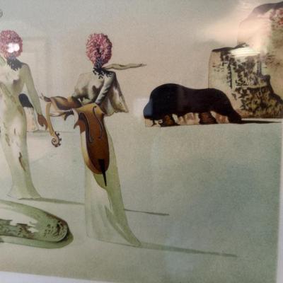 Salvador Dali signed art