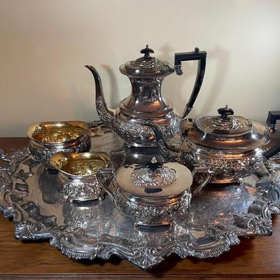 Silver Plated Coffee And Tea Service