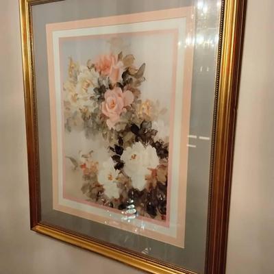 Large Asian Floral Print