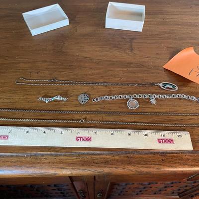Lot Of Sterling Silver 925 And 800 Italian Silver Jewelry