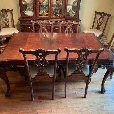 Large Ornate Formal Dining Table