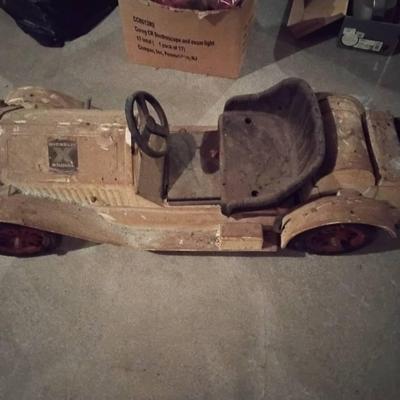 Large Vintage Battery Operated Toy Car