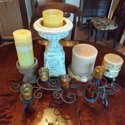 Lot Of Candles And Votives