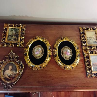 Lot Of Ornate Wall Decor 