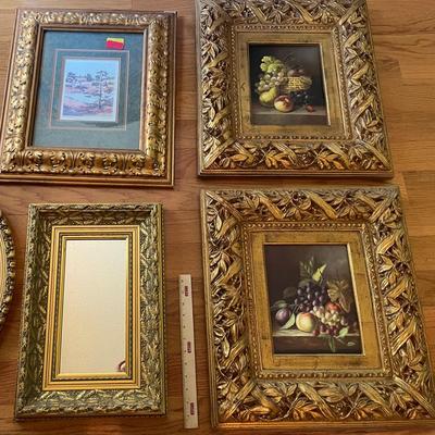 Lot Of Framed Prints And Mirror