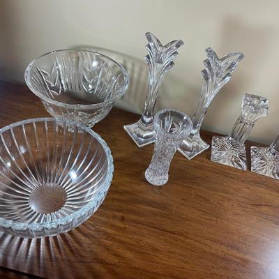 Lot Of Cut Crystal Including Waterford