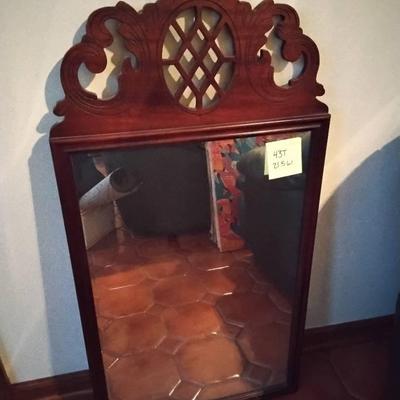 Vintage Chippendale Style Mirror