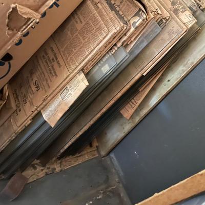 Large Lot Of Glass Panels