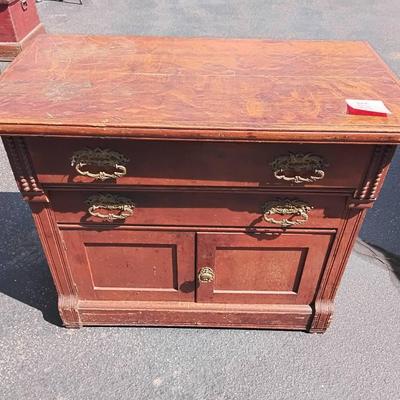 Antique Wash Basin Stand Cabinet
