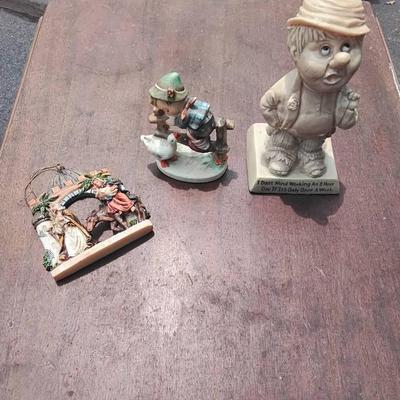 Lot Of Three Figurines Including A Hummel