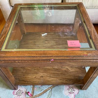 Square Table With Glass Top