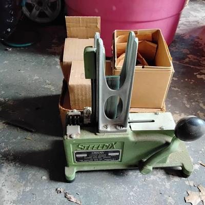Vintage Steelpix Floral Stemming Machine