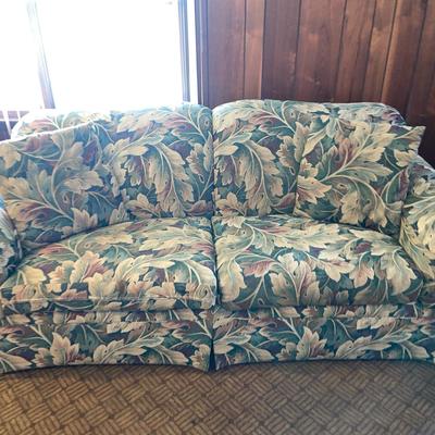 Sofa With Green Leaves
