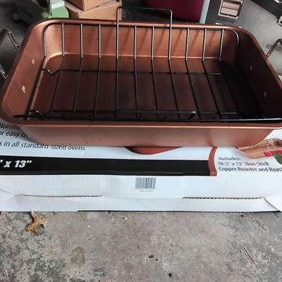 Copper Roaster With Box