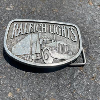 Vintage Raleigh Lights Trucker Belt Buckle