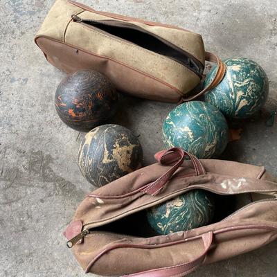 Lot Of Vintage Small Duckpin Bowling Balls