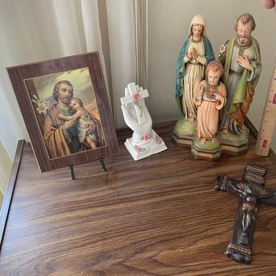 Lot Of Religious Decor