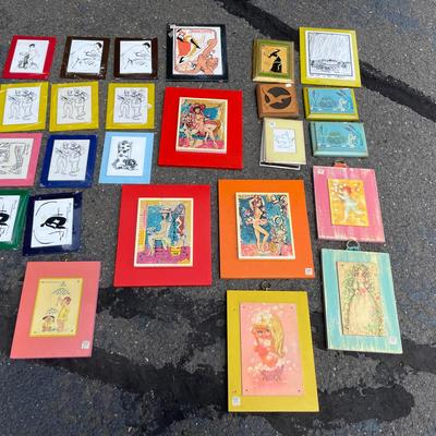 Lot Of Vintage New Old Stock Prints