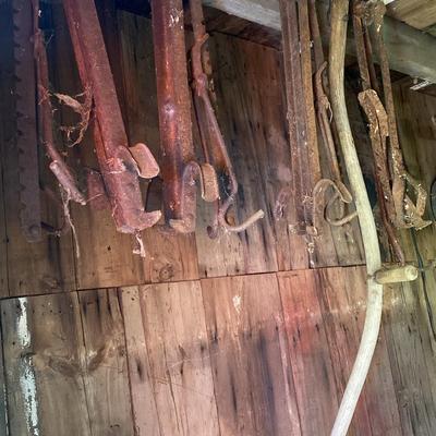 Scythe And Antique Metal