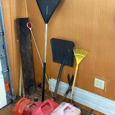 Gas Cans And Hand Tools