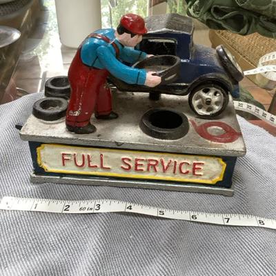 J E Steven’s Pat 856 Detroit 1892 Full Service, model T Mechanical Bank