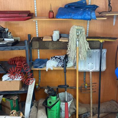 Car ramps, circular saw, electric Weedwhacker, hand tools