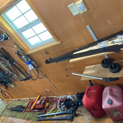 Mower Blades, Trailer, Torsion Bars, Mower, Jack, Etc.