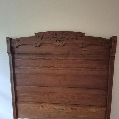 Wooden headboard
