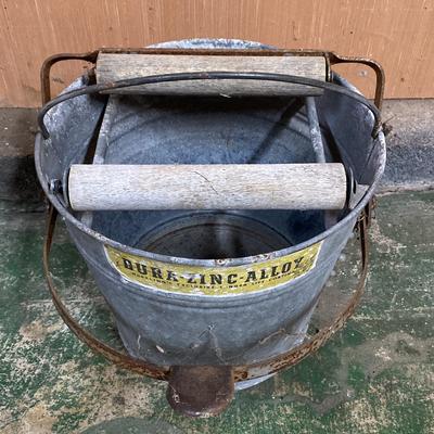 Vintage Mop Bucket 