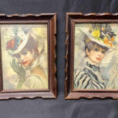 Framed Pictures of Streven’s Victorian Ladies