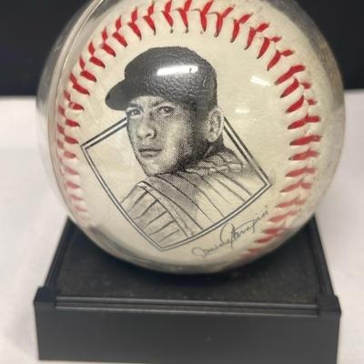 Mickey Mantle 40th Anniversary Commemorative Baseball 