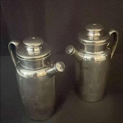 Pair Of Vintage Cocktail Shakers 