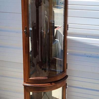 Beautiful Corner Curio Cabinet
