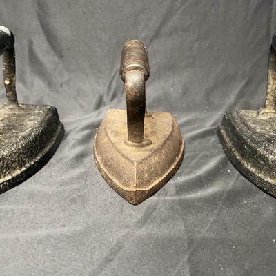 Three antique Irons