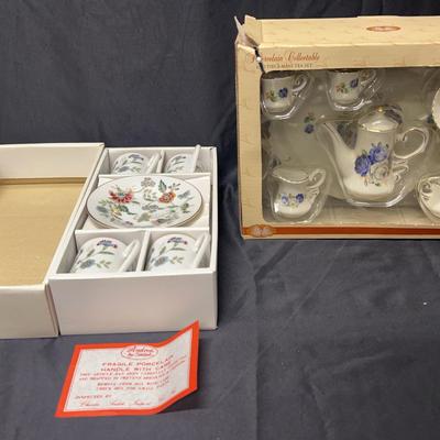 Two Small Tea Sets in Original Boxes by Andrea Sadek