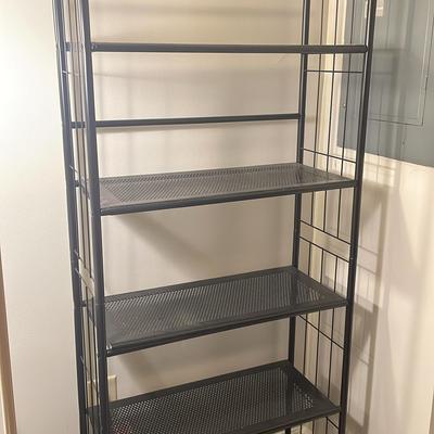 Black Metal Shelving 