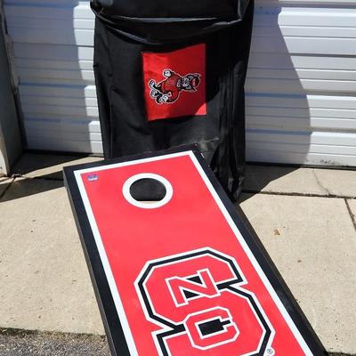 NC State Themed Cornhole 