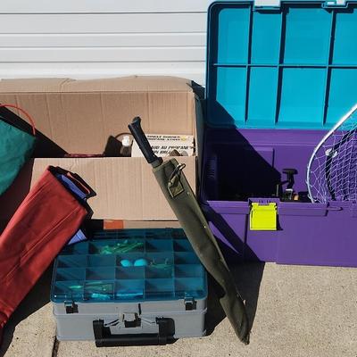 Mystery Lot Of Fishing And Camping