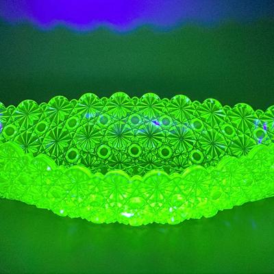 Vaseline Glass Dish 