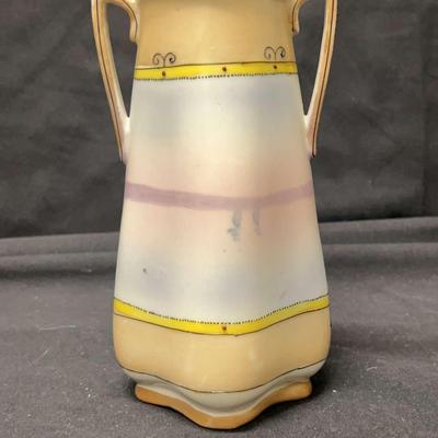 Nippon Hand-painted Pitcher Or Vase