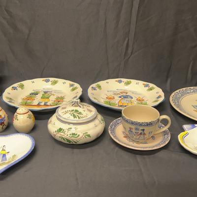 Colorful Dishes of Various Origins