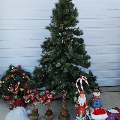 Large Mystery Lot Of Christmas Decor And Tree