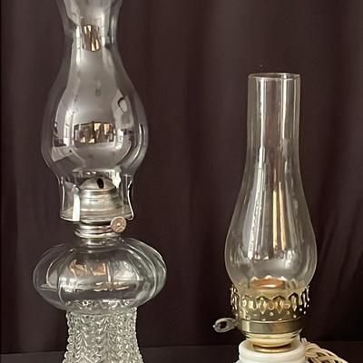 Two Oil Lamps 