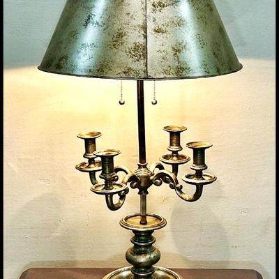 Metal Candelabra Table Lamp