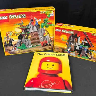 Sh497v lego dragonmaster s sets and book 6076 1, 6048 1
