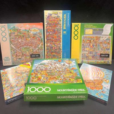 Sh604 vintage puzzles galore 1