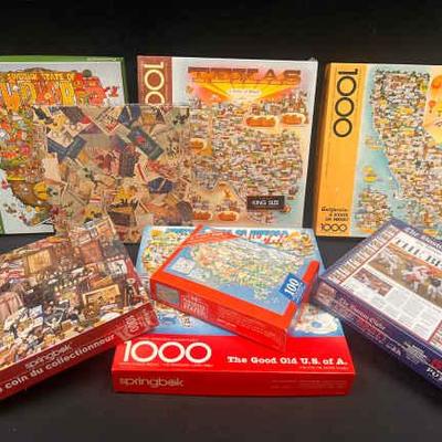 Sh605 vintage puzzles galore 2