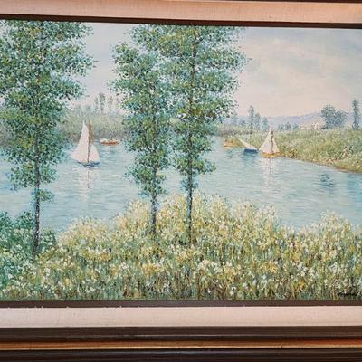 Emanual Matthews oil on canvas
