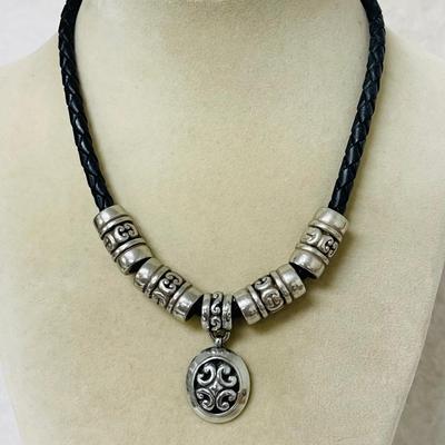 Vintage “Brighton” Braided Cord Necklace