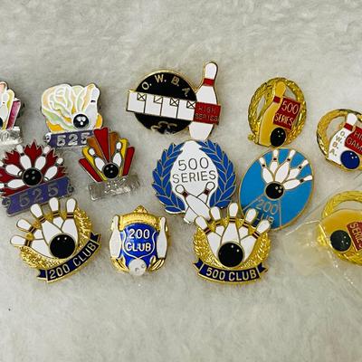 Bowling Achievement Pin Badges